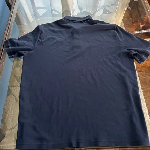 Excellent condition - golf shirt , yacht club logo. Navy blue - Picture 2 of 2